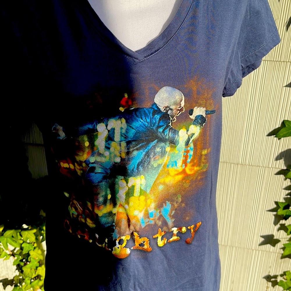 daughtry, babtized tour, concert tee shirt blue, size L (xxl)